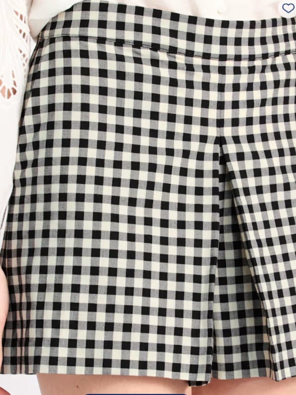 NWT - Madewell Gingham Skort - size 14 - Picture 4 of 7